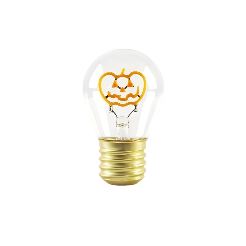  DIY Gift  Emotional Filament Light Bulbs with USB Recharable-Pumpkin