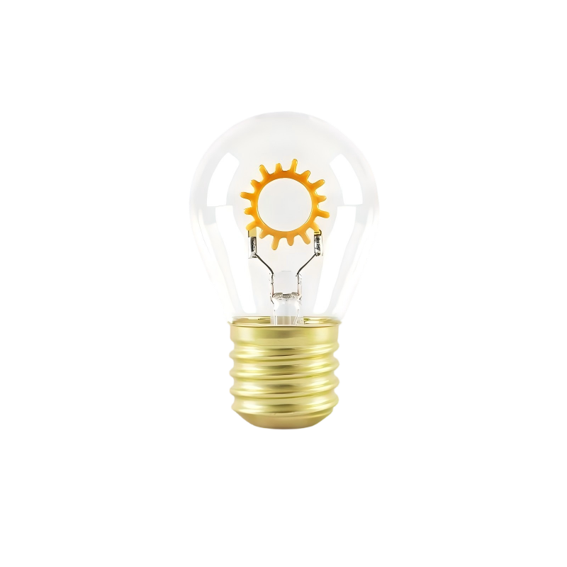 DIY Gift Emotional Filament Light Bulbs with USB Rechargable-Sun