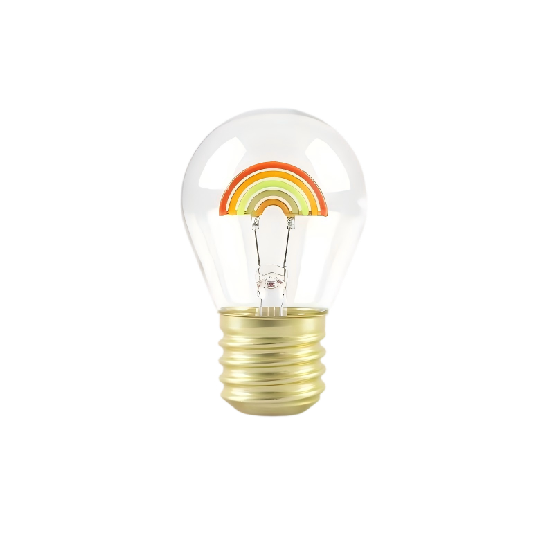DIY Emotional Filament Light Bulbs with USB Rechargable-Rainbow