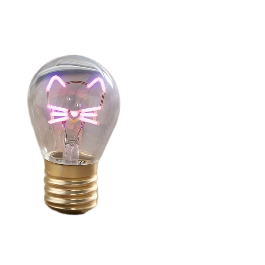 DIY Emotional Filament Light Bulbs with USB Rechargable-Cat