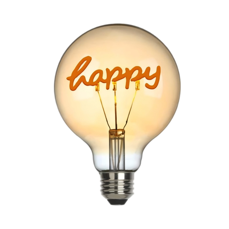 DIY Globe filament led bulb with USB,Recharagable